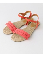 BFC フリンジジュートフラットサンダル/Orange