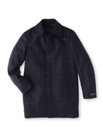 J∞QUALITY カラーペングレンチェックコート/ネイビー(293)