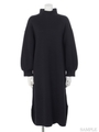 [fw別注]【BED&BREAKFAST】High Neck Dress/KHAKI