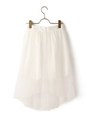 【LIZ LISA】アシメチュールスカート/ホワイト
