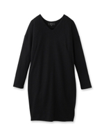 ウールスムースワンピース/ネイビー(093)