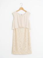 レースドッキングドレス/ネイビー