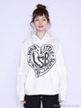 LSB symbolic fringe hoodie/GRAY