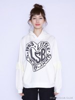 LSB symbolic fringe hoodie/GRAY
