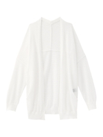 [L]シアーニットカーディガン/ホワイト(001)