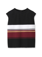 ノースリーブリブニット/ブラック(319)