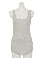 【Casual】BASIC テレコタンクトップ/オフホワイト