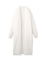 コットンロングニットカーディガン/ブルー(092)