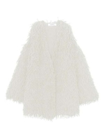 ラムウール ループヤーンカーディガン 【中村アンさん着用！mook本掲載アイテム】/ホワイト