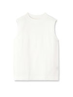 コットンIラインニットソー/ホワイト(001)