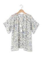 フラワーぺザントブラウス/ホワイト系(702)