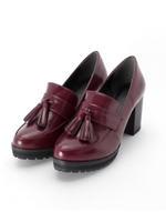 タッセルローファーパンプス/ボルドー(064)