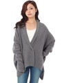 【AZUL ENCANTO】カシミヤ入りボリュームカーディガン/T.GRY