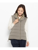 マイクロタフタダウンベスト/カーキ(027)