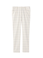 [L]Wウィンドウペンスキニーパンツ/ホワイト系(202)