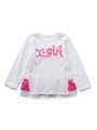 L/S TEE RUFFLE HEM(12M〜3T)/ブラック