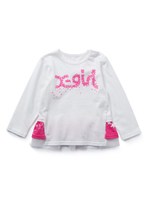 L/S TEE RUFFLE HEM(12M〜3T)/ブラック
