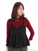 RibカットT+オーバーキャミset 1/ワイン