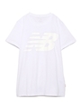 【New Balance】NBビッグロゴTシャツ/WHT