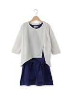 ワンピース+プルオーバー/ライトグレー(011)