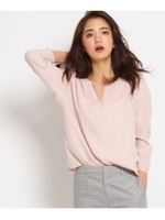 マイクロドレープシャツ/ベージュ(052)