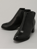 アンクル丈ブーツ/ブラック