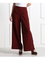 スリットバギーパンツ/ボルドー(064)