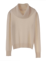 タートルネックニットプルオーバー/ラベンダー