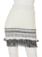 ツィードライクニットSK/オフホワイト