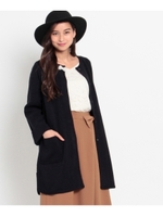 ウール混ニットカーディガン/アイボリー(004)