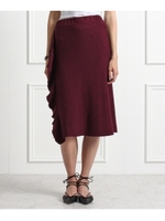 ラッフルニットスカート/ベージュ(051)