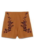 刺繍ショートパンツ/BRW
