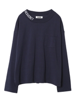 EMBROIDERED COLLAR CROPPED TOP/オリーブ