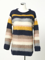 マルチボーダープルオーバー/グレー