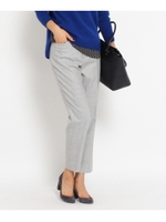 【STORY 11月号】[L]ウール混サキソニーストレッチパンツ/ホワイト系(002)