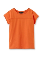 [L]スムースコットンカットソー/ダークオレンジ(068)