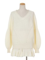 アゼショーパンニットアップ/チャコール