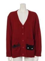 ミッドナイトコビニャーカーディガン/アイボリー