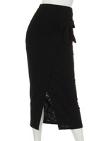 オーバーラップマキシスカート/ネイビー