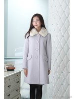 カルゼラメ入ステンロングコート/オフ