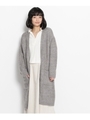 ミックスヤーンロングカーディガン/グレー(012)