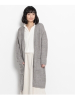 ミックスヤーンロングカーディガン/グレー(012)