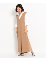 サカリバVネックオールインワン/ベージュ(052)