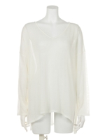 【anap mimpi】Vネックニットトップス/ネイビー(018)