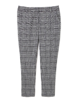 チェックセンタープレスパンツ/ホワイト(032)