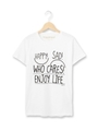 ロゴプリントクルーネックTシャツ/ホワイト(002)