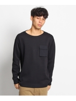 異素材ポケプルオーバー/オフホワイト(003)