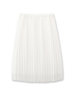 細プリーツスカート/オフホワイト(003)