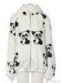 ANARCHY PEPES FUR JACKET/OFF WHITE