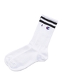 FULL LENGTH LINE SOCKS 2P CMSBH003/ホワイト